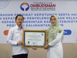 Capai Zona Hijau, Pemkab Berau Raih Penghargaan Ombudsman RI