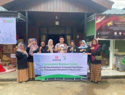 Betuk Kepedulian Sesama, PT Berau Coal Beri Bantuan Korban Kebakaran Di Pegat Bukur