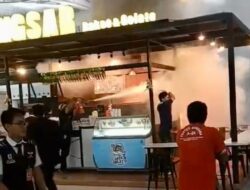 Kebakaran di Area Bandara SAMS Sepinggan Balikpapan, Satu Tenant Makanan Hangus