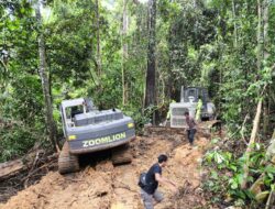 Sita Alat Berat Tambang Ilegal