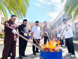  Musnahkan Ribuan Barang Bukti