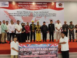 Miliki Peran Penting dalam Penyelenggaraan Pilkada, SMSI Kaltim Gelar Deklarasi Pilkada Damai