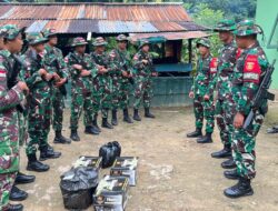 Berhasil : Satgas Yonarmed 11 Kostrad Gagalkan Penyelundupan Miras dan Kosmetik Ilegal