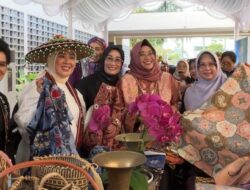 Ketua Dekranasda Berau, Sri Aslinda Gamalis Silaturahmi Bersama Ibu Negara