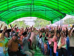 Kampanye di Sukan, Tanjung Perangat, Gurimbang, Pasangan SraGam Berkomitmen Tingkatkan Kesejahteraan Masyarakat
