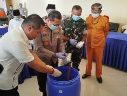 Empat Kg Sabu Dilarutkan dalam Gentong