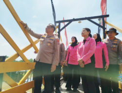 Polda Kaltara Gercep Bangunkan Jembatan