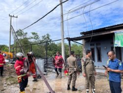 Kebakaran Hanguskan Rumah Kontrakan di Gunung Sari