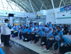 Sriwijaya Air Delay 2,5 Jam, Jamaah Haji Berau Tetap Dipastikan Berangkat ke Balikpapan