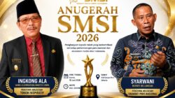 Bupati Bulungan dan Wagub Kaltara Raih Penghargaan SMSI