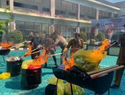 Musnahkan Ratusan Barang Bukti, Kasus Narkotika Dominasi dengan 63 Kasus