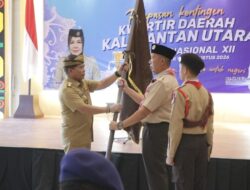 Gubernur Zainal Lepas Kontingen Pramuka Kaltara ke Jamnas